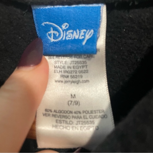 Disney Black Apparel with Blue Tag Large - Picture 6 of 8